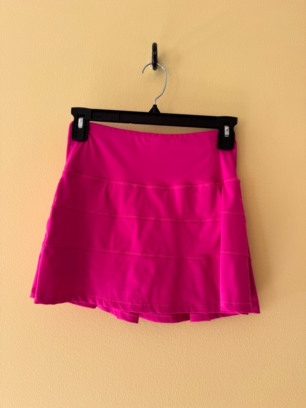 Bright Pink Women's Athletic Skirt - Sleek A-Line Style